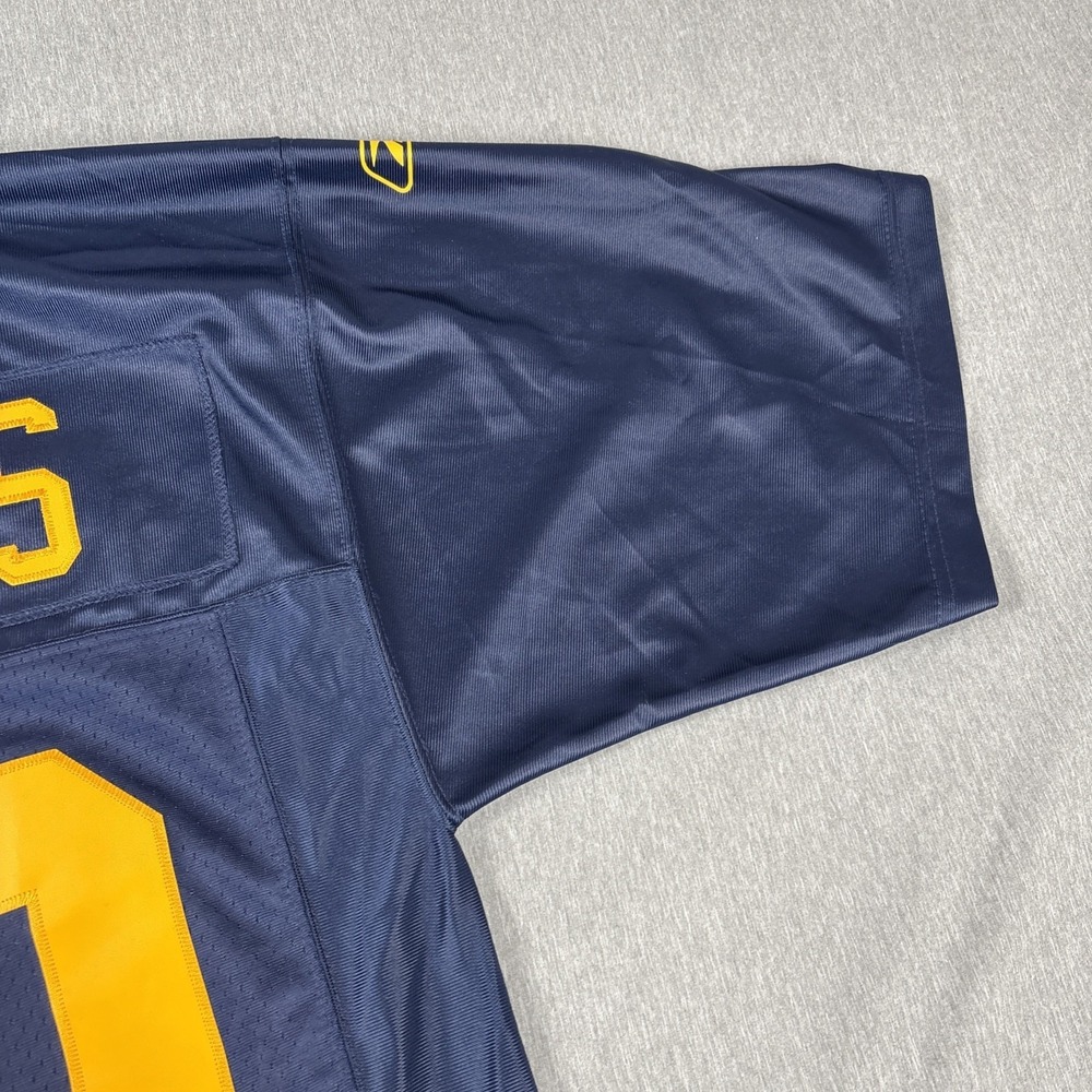 Clay Matthews 52 Green Bay Packers NFL Reebok Jersey Retro‎ Acme Blue Size Small - Picture 13 of 16